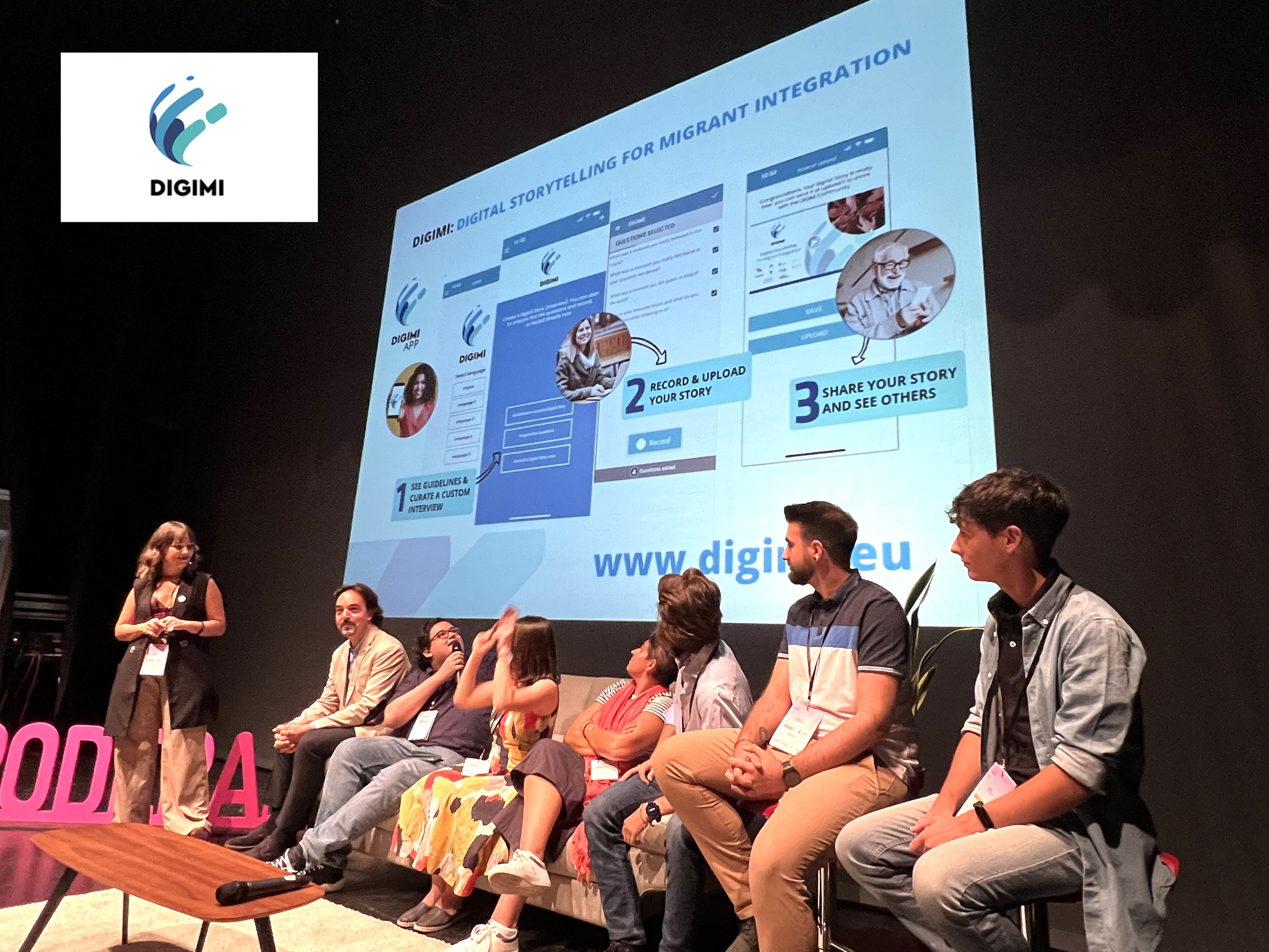 The Digimi app was introduced in Málaga at the event #EmpoderaLIVE