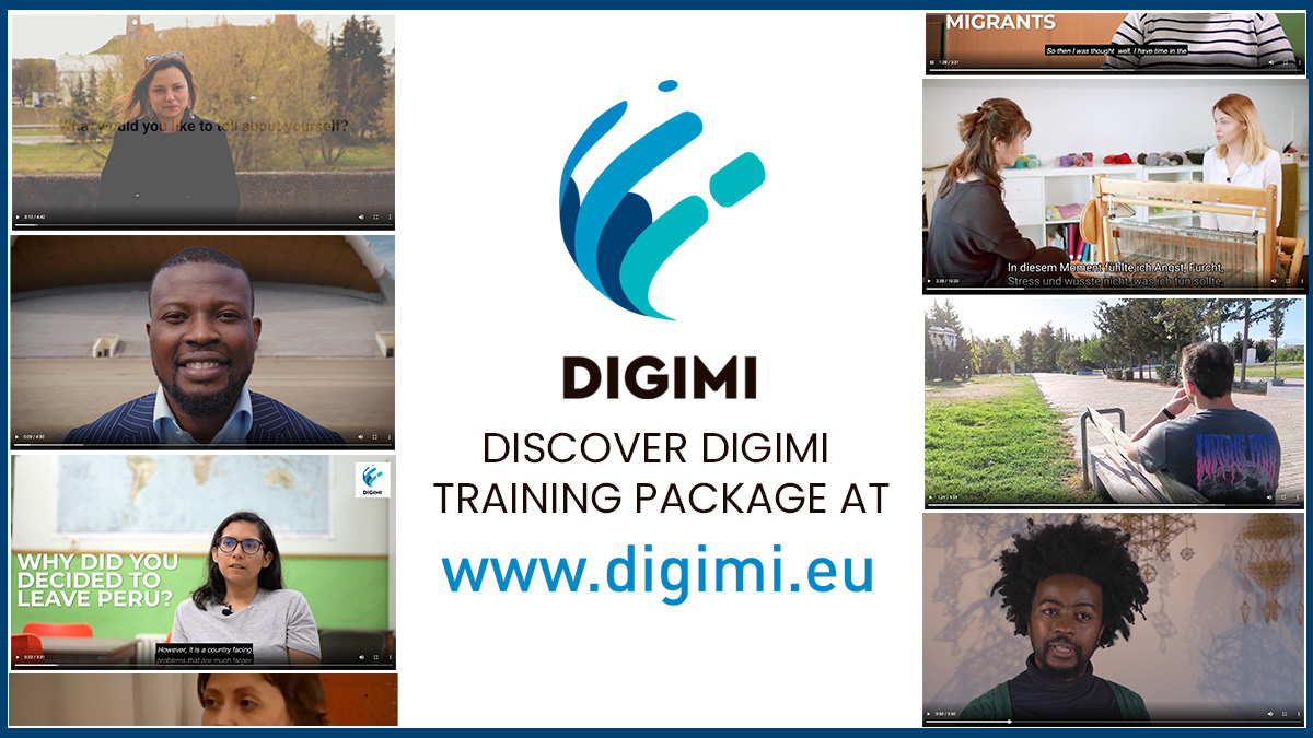 Discover the DIGIMI.eu multilingual training package: How to use digital storytelling as an awareness tool for migrant integration in Europe